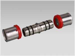 China press fitting equal coupling for PEX-AL-PEX pipe on sale