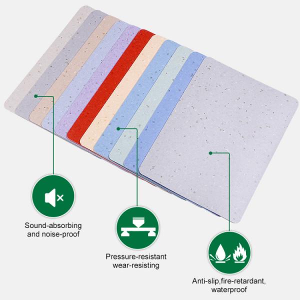 Waterproof Pvc Sheet Conductive Hospital Vinyl Flooring Materials Plank