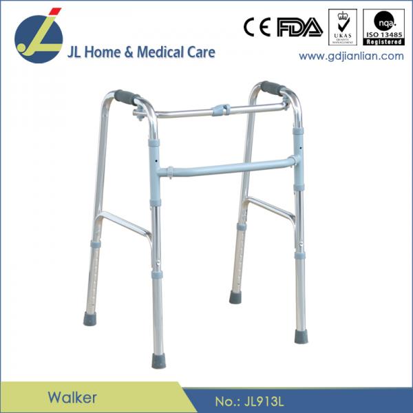 Cheap #JL913L – Button Folding Walker With &amp; Height Adjustable for sale
