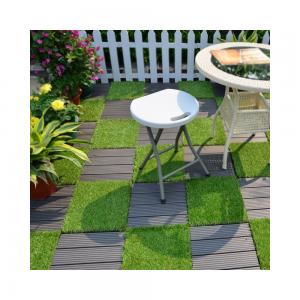 China Indoor And Outdoor Artificial Turf Grass Balcony Garden Pet Carpet Lawn With Drainage Holes on sale