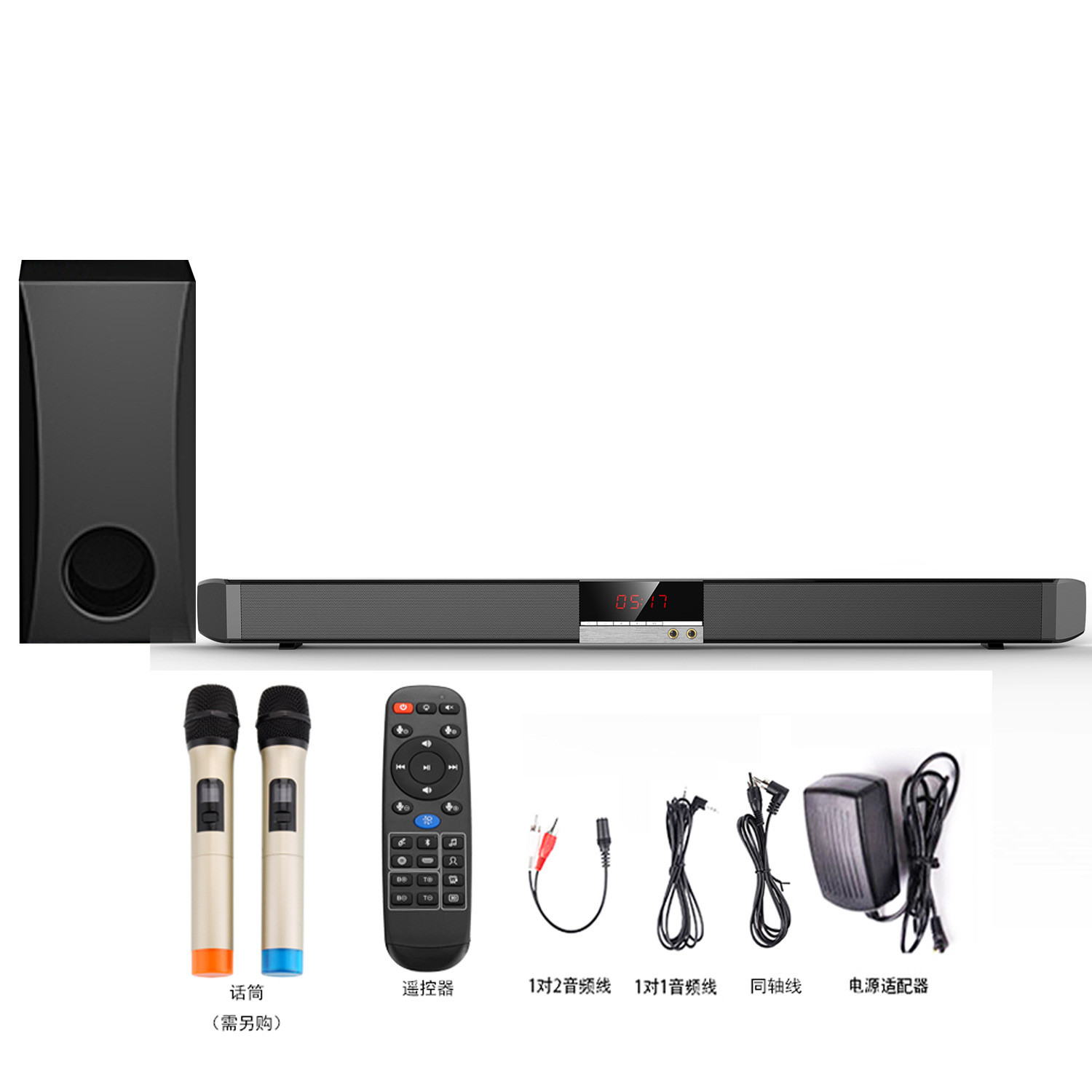 China Remote Control 32 Inch TV Soundbar , Coaxial Home Audio Sound Bar on sale