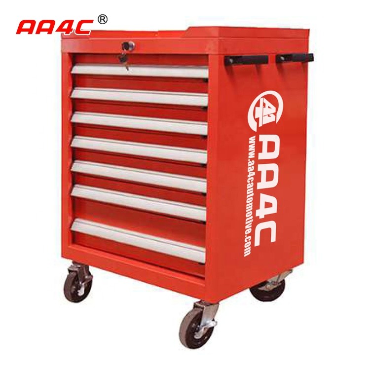 Cheap Workshop Garage Mobile Tool Cabinet 7 Drawer Tool Cabinet Roller With Side Door for sale