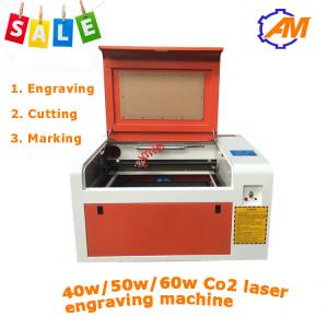 China hot sale 4060 40w/50w/60w wood plexiglass acrylic laser engraving machine co2 laser engrav on sale