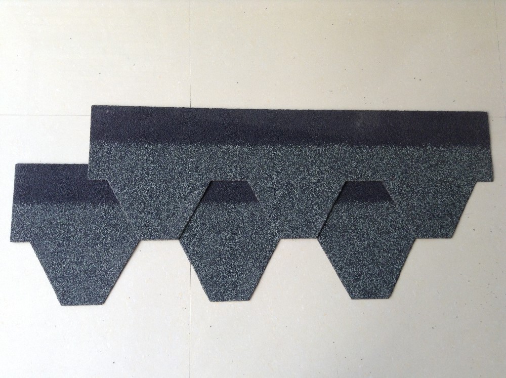 Fiberglass Red 3-tab Architectural Asphalt Roofing Shingle For Slope Roofing Project