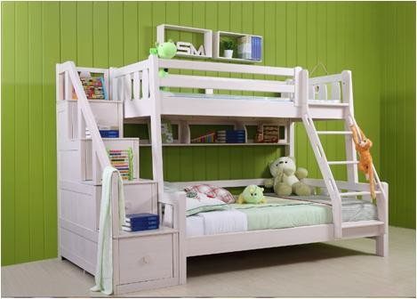China Young White Childrens Bedroom Furniture Environmental Protection on sale