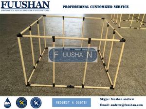 China Fuushan High Quality PVC Tarpaulin Marine Fish Tank Cylinder Fish Tank on sale