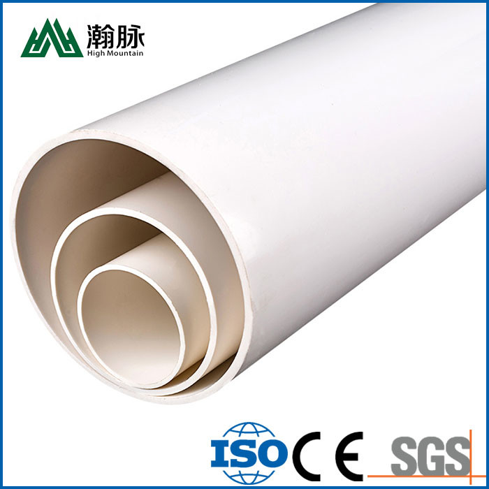 China PVC Drainage Sewer Pipe 50 75 110 160 315mm Anti alkalis Water Supply PVC Pipe on sale