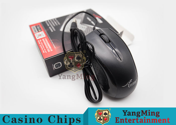 China Electronic Baccarat Gambling Systems Casino Optical Mute Wired Gaming Mouse on sale