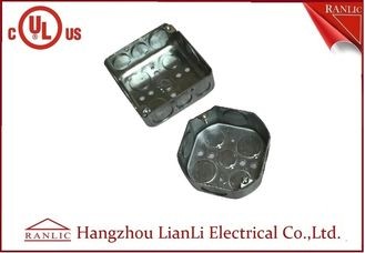 Best Square And Octangular Steel Outlet Box Metal Junction Box 1.6mm Thickness wholesale