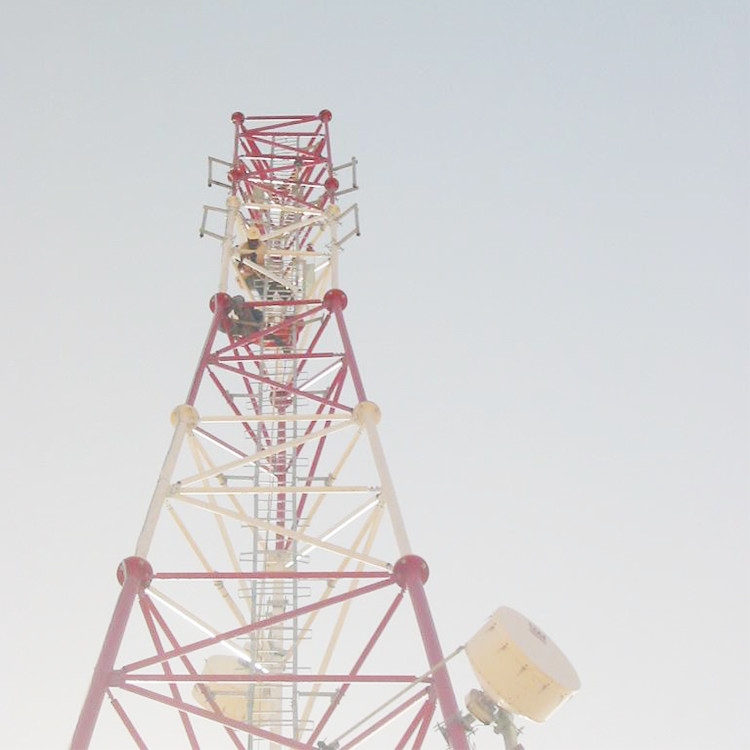 Best Outdoor 100 Meters Metal Antenna Tower Self Supporting 3 Leg wholesale