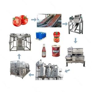 Best SS304 500T/D Industrial Tomato Processing Line Aseptic Bags Packaging wholesale