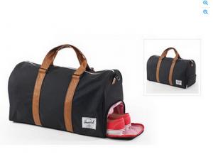 China Sports duffle bag with shoe compartment, travel shoes bag on sale
