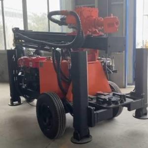 China Trailer Mounted Drill Rig Machines Portable For Water Well Drilling on sale