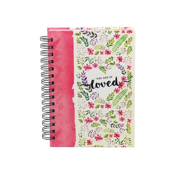 Cheap A5 Custom Notebook Printing With Spiral Bound , Personalized Spiral Notepads for sale