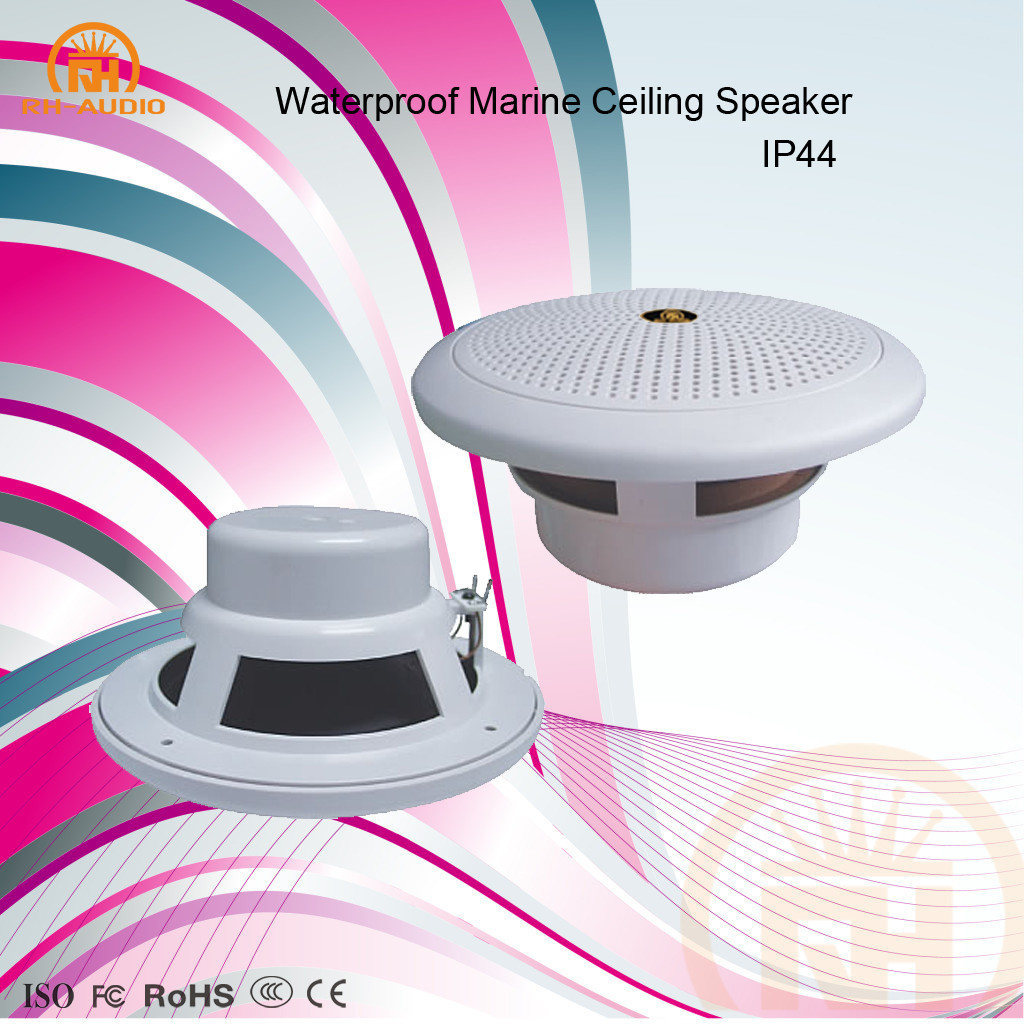China RH-AUDIO Passive Waterproof Marine Ceiling Speaker White Color Sound System Installation for BGM on sale