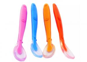 Best Spoon Logo Custom Silicone Kitchen Spoon Small Long Handle Spoon wholesale