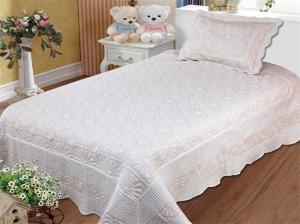 Best Embroidered Queen Size Bed Quilts 240x260cm Bedcover Size For Hotel And Home wholesale