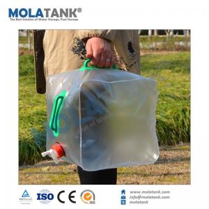 mola tank Collapsible Camp Hiking Clean Wash foldable Water Pail plastic Water Storage Bucket Carrier Containers for Car