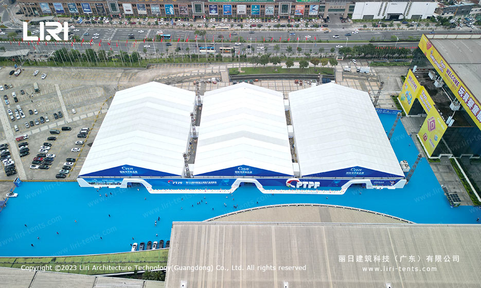 China China Manufacturer Large Exhibition Waterproof tent for Sale From Liri on sale