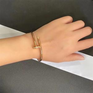 Best High Jewelry Cartier Juste Un Clou Bracelet Rose Gold Diamond bracelet wholesale