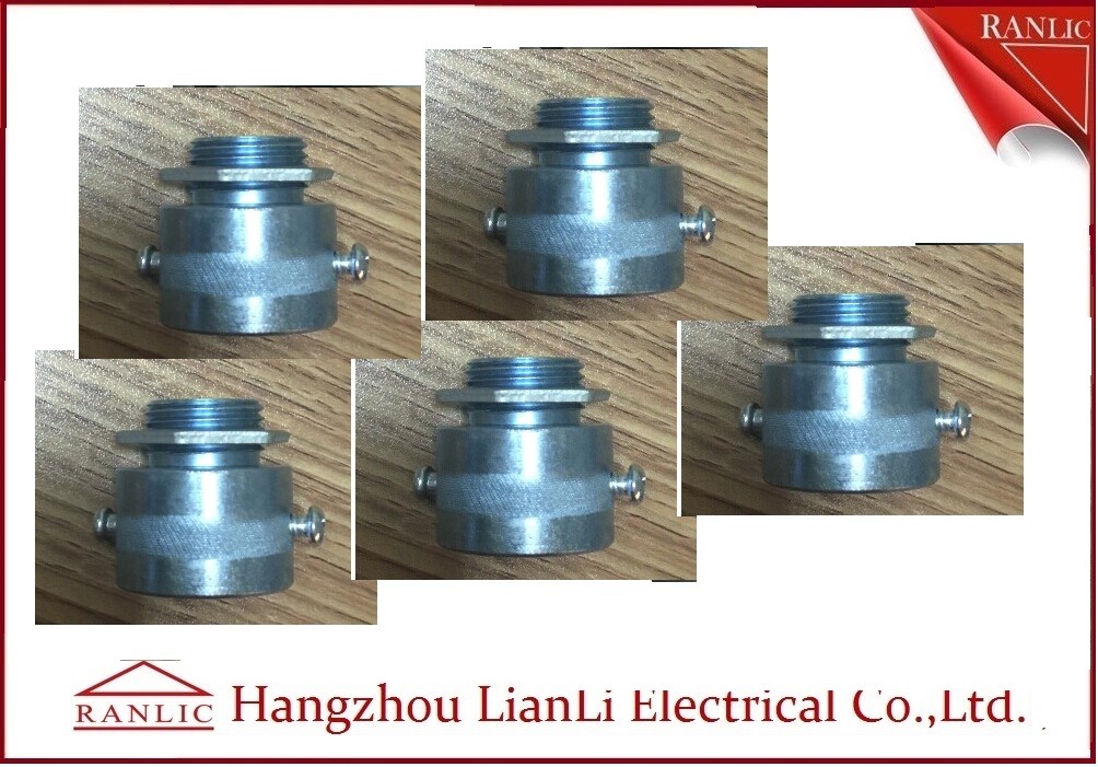 Best Zinc Electro Galvanized Flexible Conduit Adaptor for GI Conduit Pipe , Male Thread wholesale