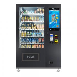 China Customized Sticker wrap Snack And Drink touch screen internet Vending Machines for Pakistan market on sale