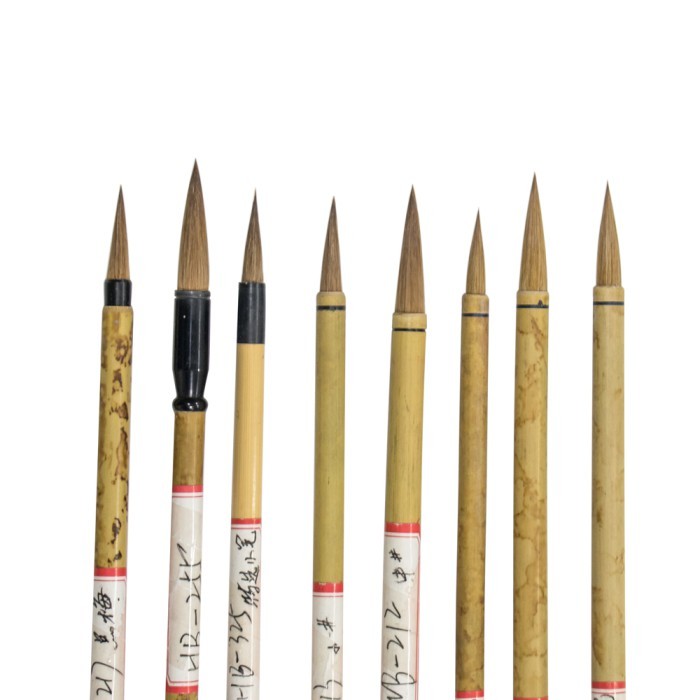 China Horse Hair Bamboo Watercolor Brushes on sale