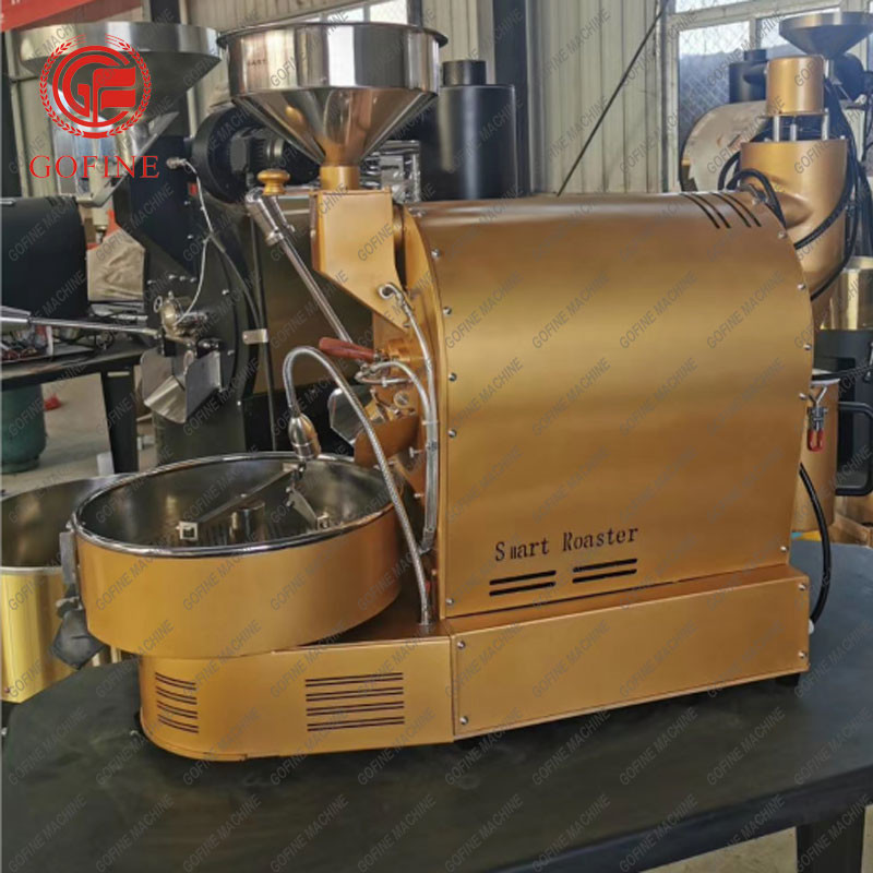 China Single Phase Food Processing Machine 1kg/Batch Coffee Bean Roaster on sale