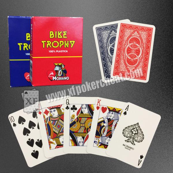 Cheap Water Proof Gambling Props Italy Original Plastic Modiano playing Cards for sale