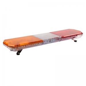 China 3W 48 Amber & Red Police LED Light Bar , Engineering Truck Roof Light Bar on sale