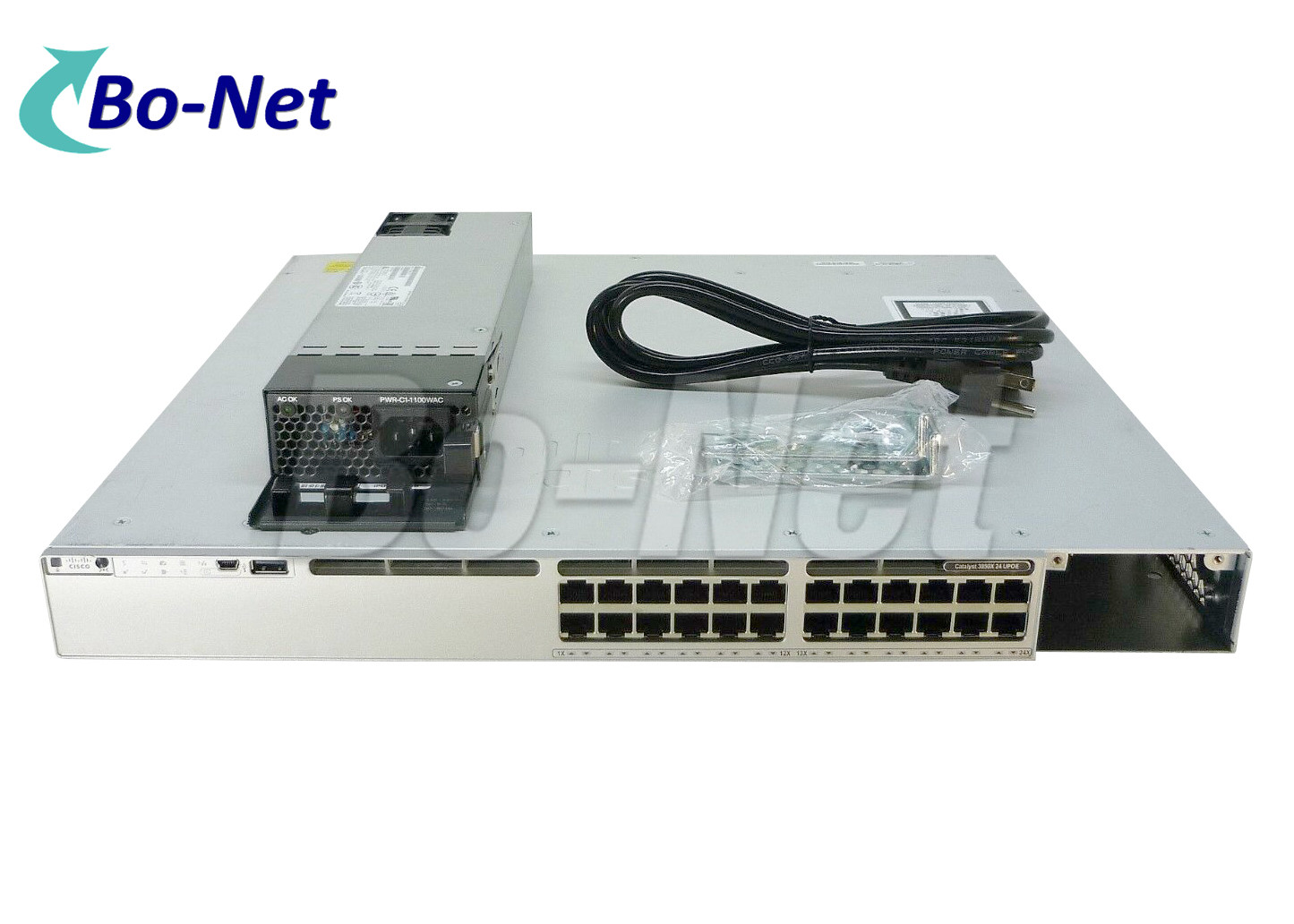 Cisco Gigabit Switch 9300 series managed switch C9300-24U-E 24-port UPOE, Network Essentials with C9300-DNA-E-24-3Y
