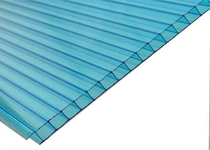 Cheap Ten - year warranty twin wall sun hollow polycarbonate sheet for Garage for sale