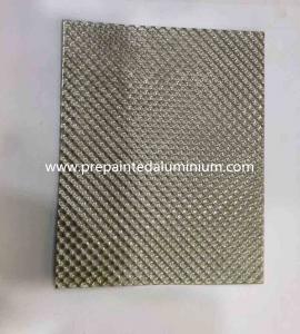 China Alloy 1060 Diamond pattern embossed aluminum sheet used for Decoration on sale