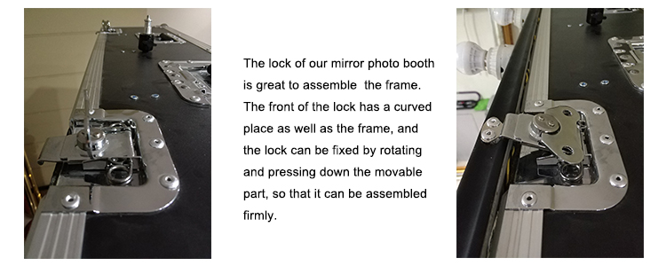 photo booth frame lock