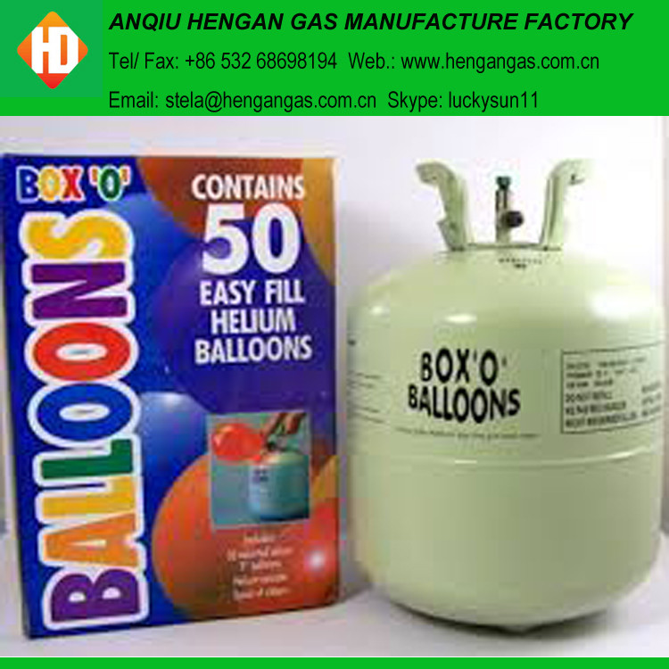 Balloon helium gas cylinder