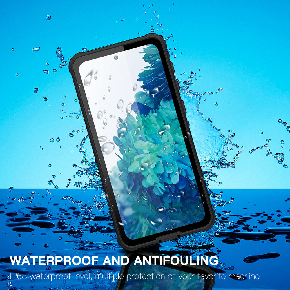 China Anti Slip Waterproof Phone Case Full Body Closure Shockproof Edges For Samsung Galaxy S21 on sale