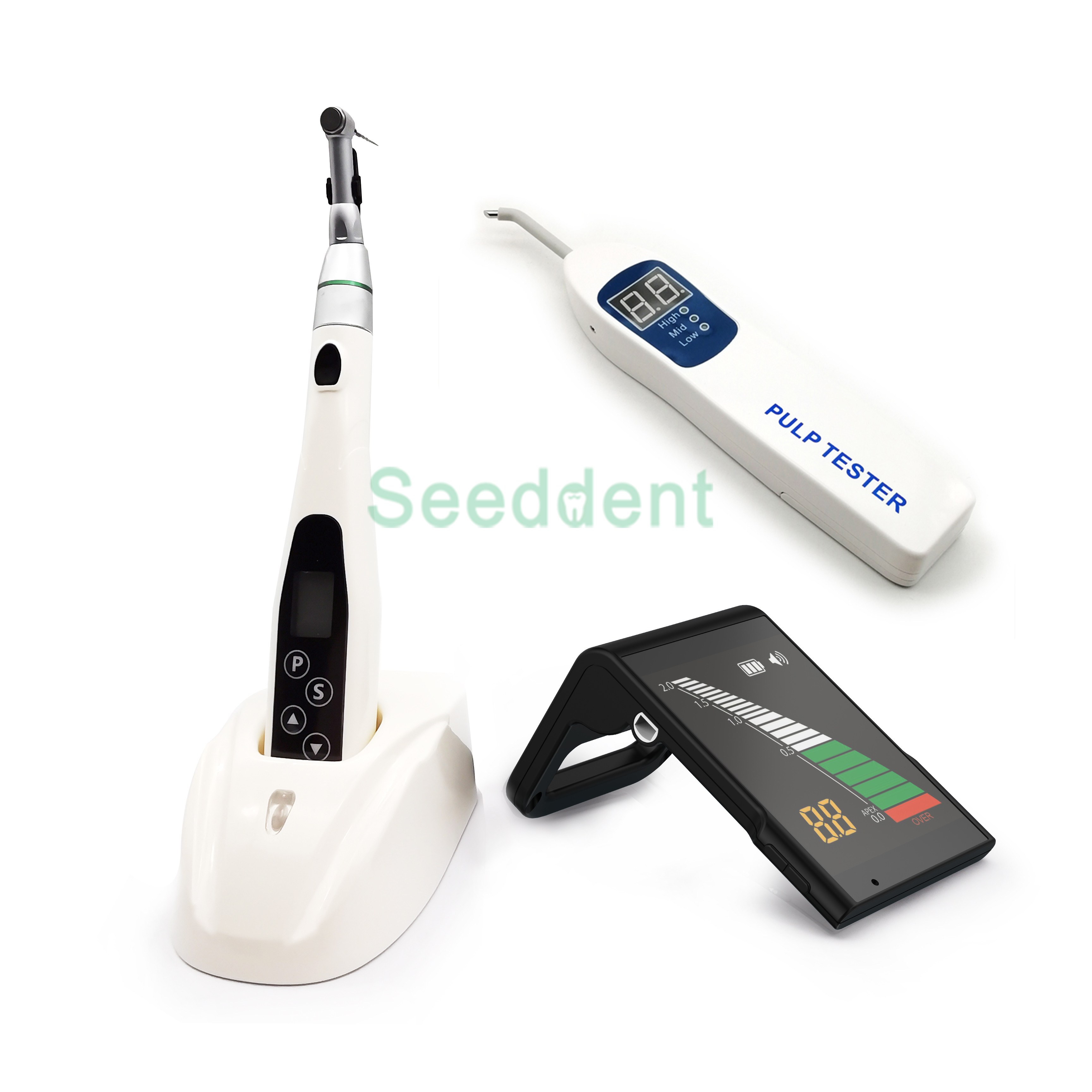 Best Economical Wireless Dental Endo Motor with Apex Locator With Pulp Tester / Root canal treatment kit SE-E043+E053+E018 wholesale