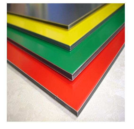 China 1220mm High Gloss Aluminum Composite Panel Weather Resistant 3mm on sale