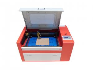 China Small Power Cnc Laser Cutter Machine / Laser Etching Machine For Cloth Leather Wool on sale