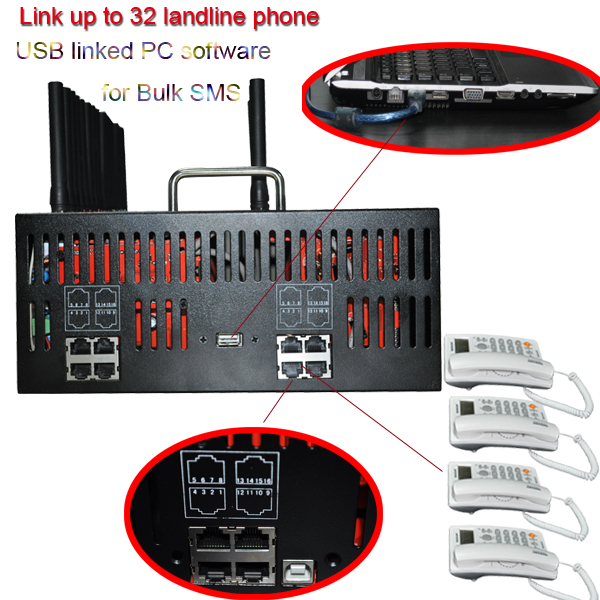 Buy cheap 8 port 32 SIM/16 port sim64/32 port sim128 FWT of GSM gateway for bulk SMS from wholesalers