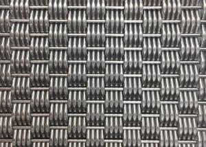 China Rigid Architectural Woven Wire Mesh Panels Stainless Steel Eco 4.9mm Thick on sale