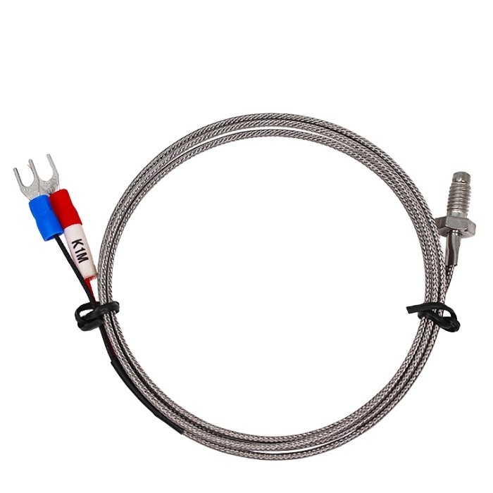 China K J type Thermocouple shielded wire Thermocouple Temperature Sensor for Temperature Controller on sale
