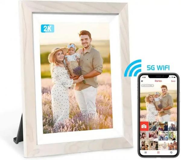 Cheap RoHS 10.1" Smart WiFi Photo Frame , 1280x800 Digital Smart Picture Frame for sale