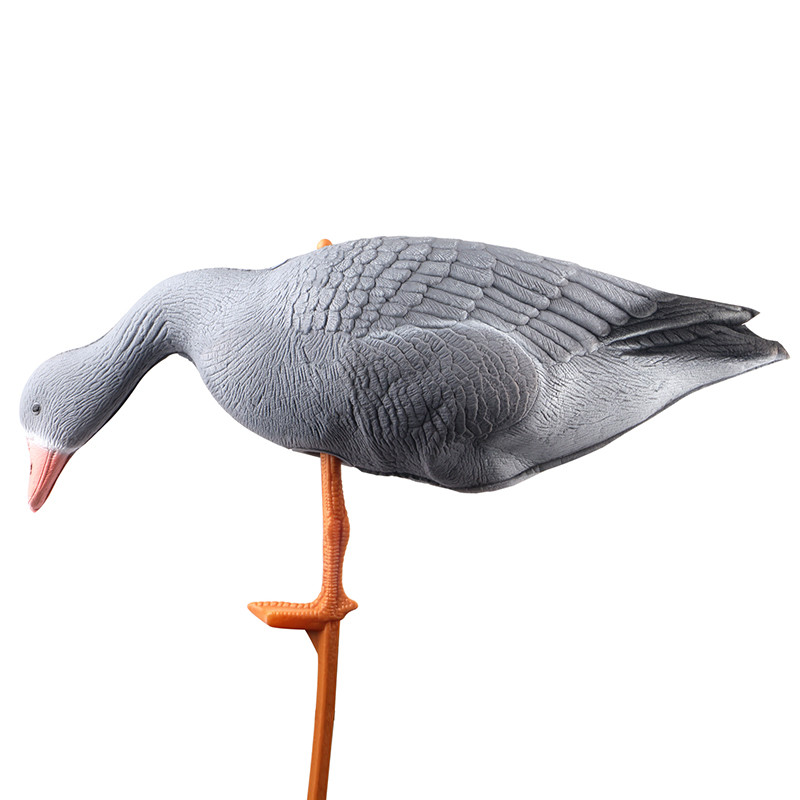 Best Grey Color Hunting Foam Goose Decoys XPE Russian Goose 3D Type 3 - Resting Standing And Eating wholesale