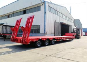 China Low Bed ADR Standard 3 Axles Drop Deck Trailer on sale