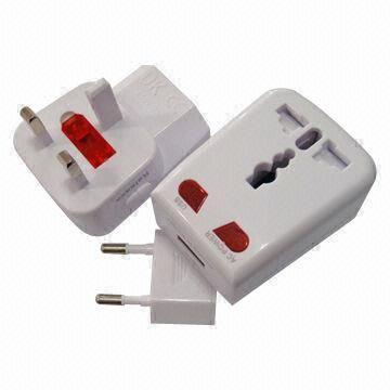 China World Travel Adapter with 100V to 250V AC Input Voltage on sale