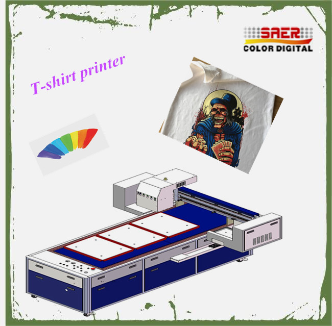 China Automatic Black T Shirt Printing Machine A3 Digital Printer 2065 * 1705 * 1240mm on sale