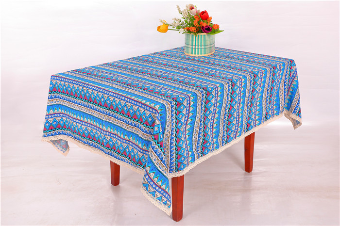 Best Delicate Layout Custom Printed Tablecloths Full Sizes With ISO9001 Certification wholesale