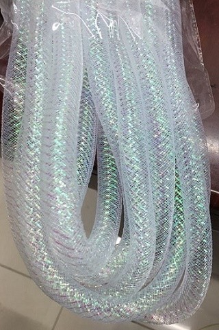 Best Expandable Braided Wire Mesh Sleeve , 8MM Protective Mesh Sleeving Colorful wholesale