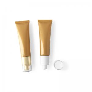 China Hotel 125ml Biodegradable Plastic Cosmetic Tubes With Screw Cap on sale